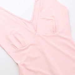 Ladies Summer Ruffle Evening Birthday Party Dress Women Sleeveless Backless Side Slit Long Dresses Clubwear Woman Clothes 2025