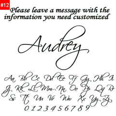 Custom Hollow Love Name Ring Personalized 18K Stainless Steel Opening Adjustable Ring Jewelry Birthday Party Gift Wholesale