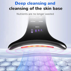 7 Colors Anti Wrinkle Facial Massager Neck Face Beauty Device Skin