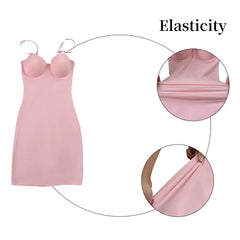 Short Bodycon Dress Backless Skinny Straps Solid Casual Sexy Sleeveless Summer High Waist Club Slim Mini Dresses Ladies Basic
