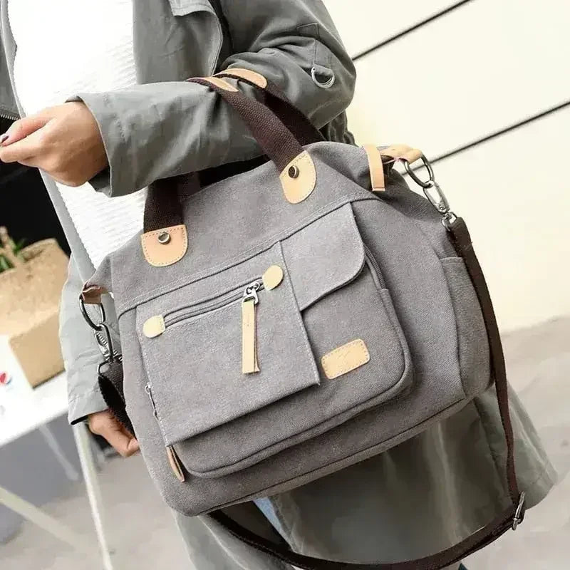 Casual Tote Women's Handbag Shoulder Handbags Canvas Large Capacity - Femstylo