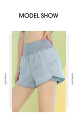 PHIGEER Yoga Shorts for Women Lightweight Gym Cycling Workout Shorts with Pocket Breathable Running Sweatpants Athletic Clothes