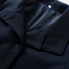 Stand Collar Women Winter Woolen Coats 2025 Autumn Single Breasted Loose Female Long Sleeve Jacket Office Lady Street Short Coat