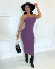 Sexy Chest Wrap Beach Dress | Sleeveless Maxi Summer Dress -femstylo