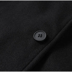 Fashion Women's Stand Collar Woolen Coats Long Sleeve Loose Female Short Coat 2025 Autumn Winter Office Lady Street Jacket