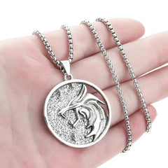 Mens Ancient Greek God Spartan Warrior Pendant Gladiator Necklace Women Mythology Spartan Helmet Charm Neck Chain Amulet Jewelry