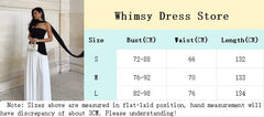 Fashion Contrast Women's V-neck Sling Long Dress For Women Elegant Pleated Backless Sleveless Maxi Dresses Lady Evening Vestidos