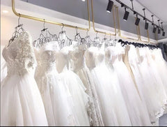 Smileven Short Wedding Dress A Line Sweetheart Neck Shiny Glitter Bride Dresses Mini Sweetheart Neck Vestido de novia Customized