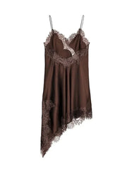 Women’s Asymmetrical Sling Dress - V-Neck Party Wear Spring 2025