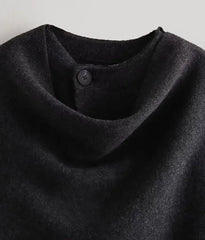 MUJER Plush Winter Coats for Women Asymmetric Scarf Demi-season Jacket for Women Parkas Long Sleeve Padded Coat Woman Jacket