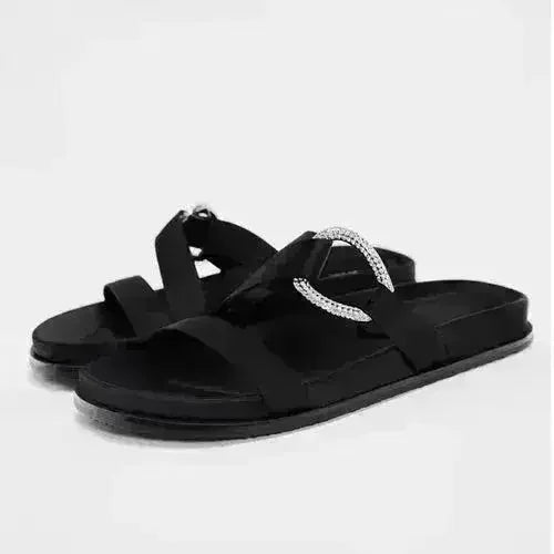 Women's designer Chic Flat Sandals - Femstylo