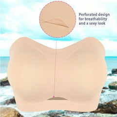 Push Up Bra for Woman Sexy Plus Size Bras Soft Breathable Wire Free Underwear Anti-slip Seamless Removable Strap&Cup Lingerie
