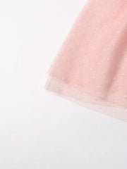 Patchwork Edible Tree Fungus Elegant Dresses For Women Round Neck Short Sleeve High Waist Temperament Dress Female Fashion