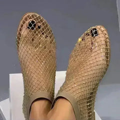 Luxury Round Toe Flat Bottom Sandals - Femstylo