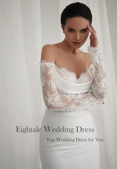 Bohemian Mermaid Wedding Dress - Custom Lace Off-Shoulder Gown | Femstylo