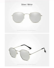 KINGSEVEN Fashion Women Polygon Sunglasses Men Polarized UV400 Sunscreen Round Thin Frame Glassses Luxury Causal Driving Eyewear