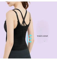 Ladies Lingerie Hree Row Buckle Zipper Bodice Women's Corset Put Away Abdomen Appearing Thin Breathable Comfortable Lingerie