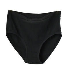 Soft High Waist Cotton Panties Underwear For Women Breathable Plus Size Woman Briefs Female Lingerie Underpants Panty Striped