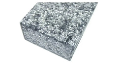 Silver Glitter Acrylic Box Clutch - Femstylo