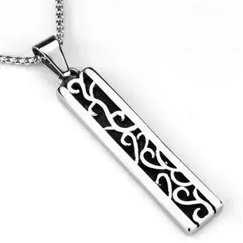 High-Polish Steel Necklace TK2007 – Plating-Free Mirror Finish - Femstylo