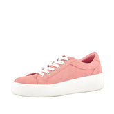 Women's Venice Micro Suede Lace Up Sneaker Pink - Femstylo