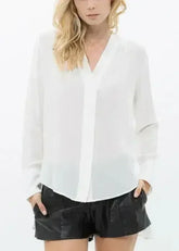 Women's Sheer Placket Hi Low Stylish Blouse | Femstylo - Femstylo