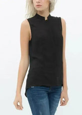 Women's Stand Collar Sleeveless Blouse | Femstylo - Femstylo