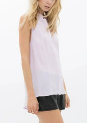 Women's Stand Collar Sleeveless Blouse | Femstylo - Femstylo