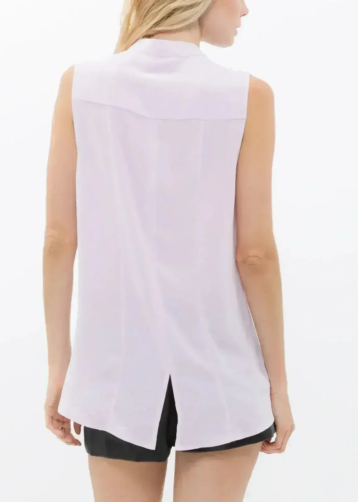Women's Stand Collar Sleeveless Blouse | Femstylo - Femstylo