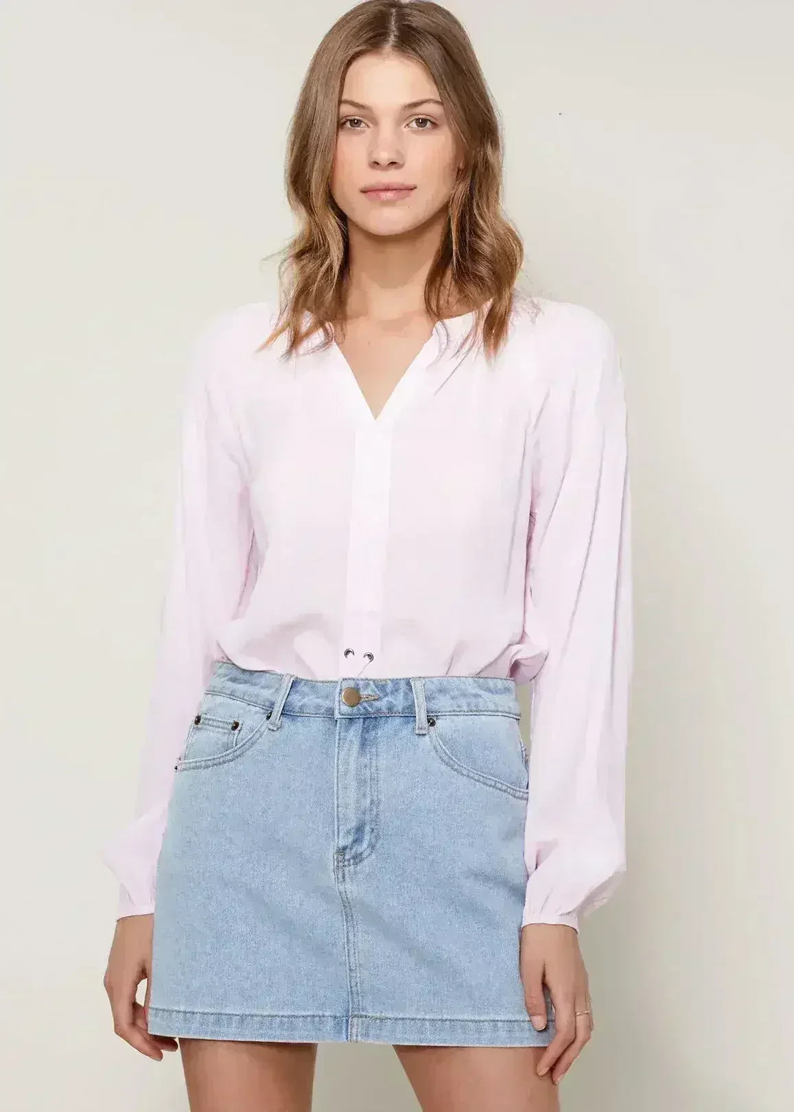 Women's Lace Up Blouse Office Style | Femstylo - Femstylo