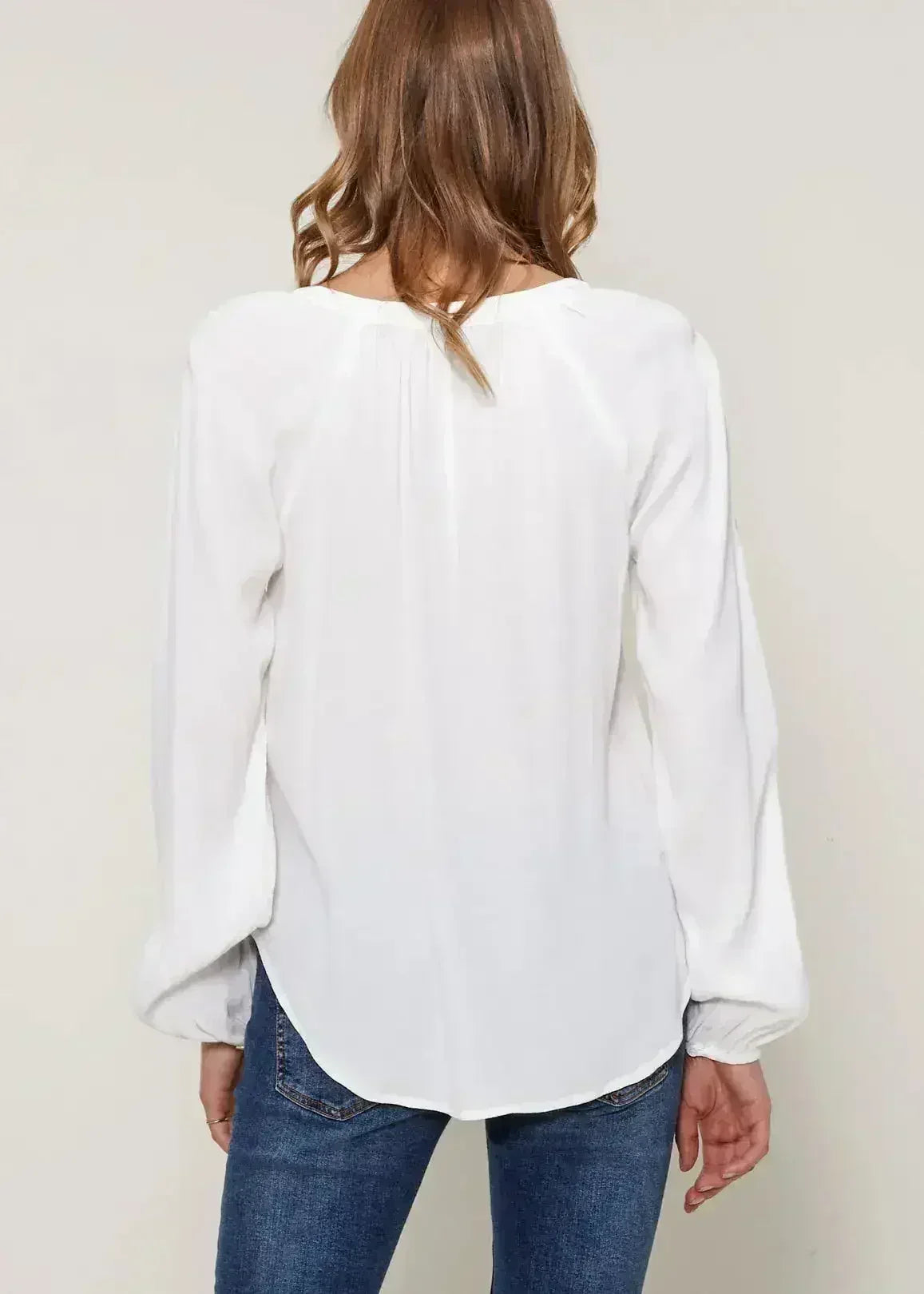 Women's Lace Up Blouse Office Style | Femstylo - Femstylo