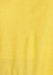Women's Asymmetrical Hem Button Front Skirt in Yellow - Femstylo
