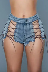 Keep Me Tied Up Shorts - Femstylo