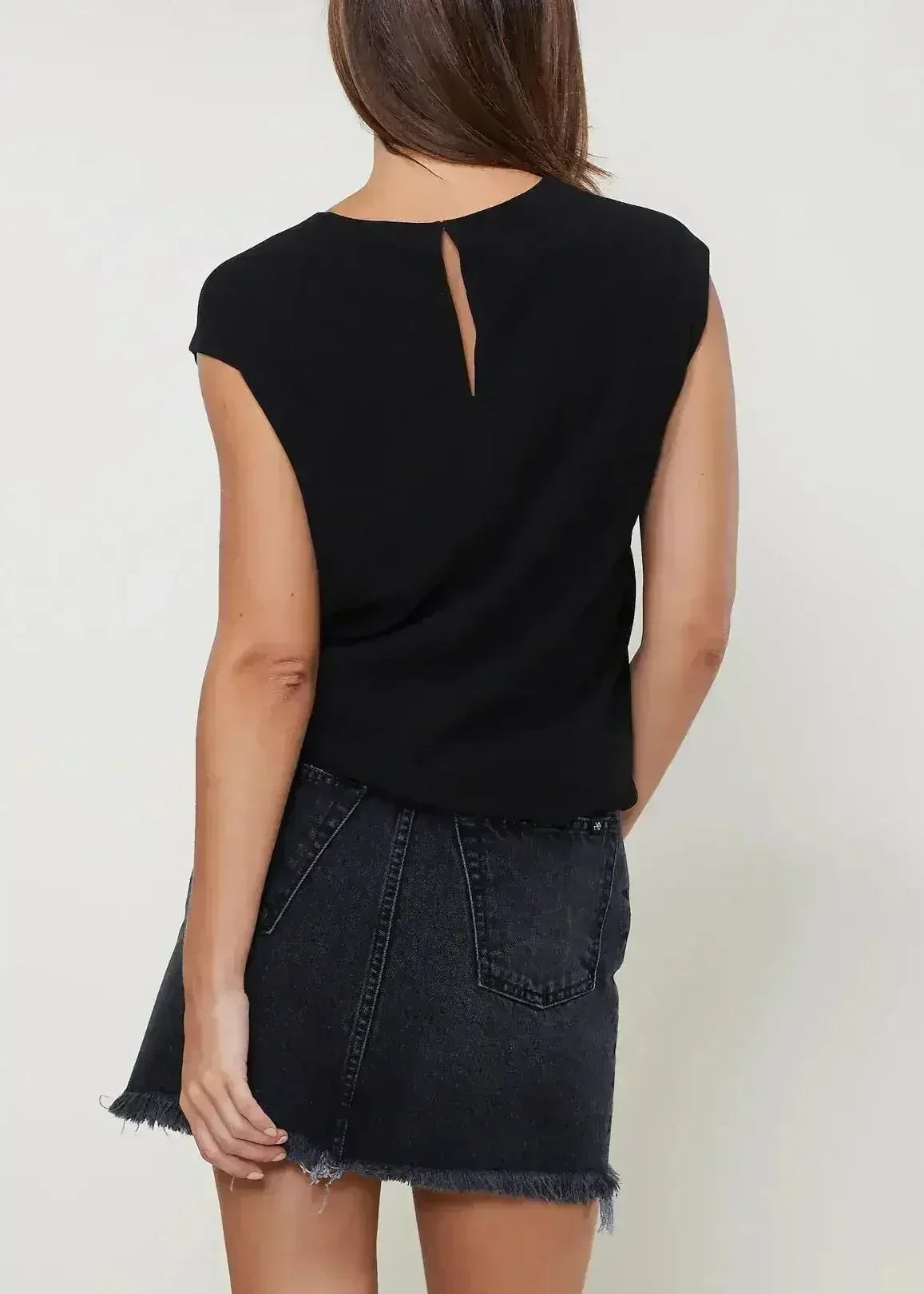 Ro & De Women's Snake Skin Print Cap Sleeve Top - Femstylo