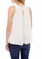 Women's Sleeveless Slit Round Neck Blouse | Femstylo - Femstylo