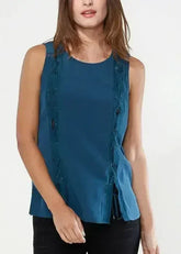 Women's Sleeveless Lace Up Top - Femstylo