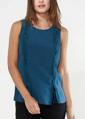 Women's Sleeveless Lace Up Top - Femstylo