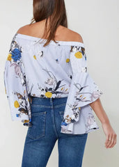 Women's Bell Sleeve Off The Shoulder Top - Femstylo