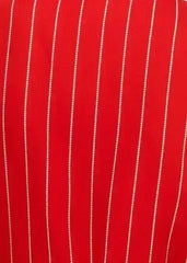 Women's Asymmetrical Shoulder Ruffle Blouse in Red | Femstylo - Femstylo