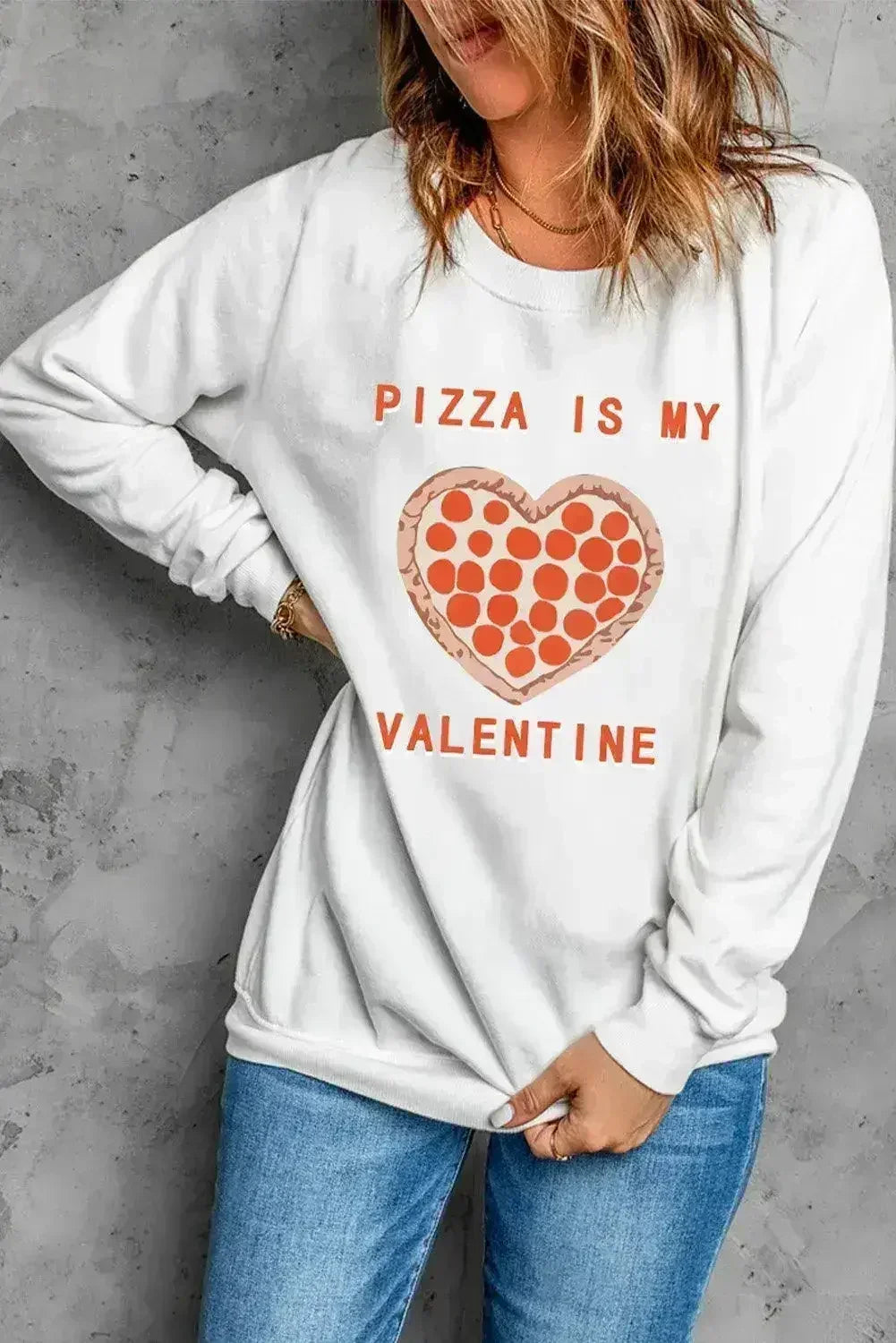 Graphic Print Sweatshirt - Femstylo