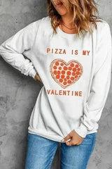 Graphic Print Sweatshirt - Femstylo