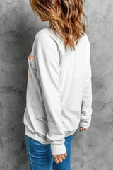 Graphic Print Sweatshirt - Femstylo