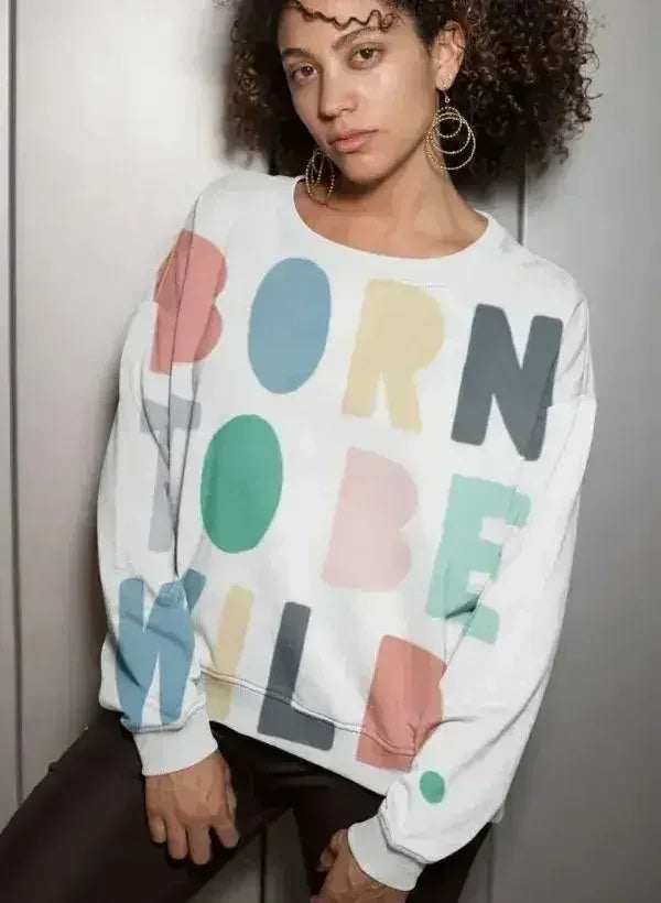 Born To Be Wild Sublimation Sweatshirt - Femstylo