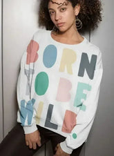 Born To Be Wild Sublimation Sweatshirt - Femstylo