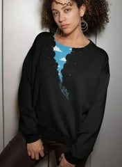 Cave Inside Sublimation Sweatshirt | Stylish & Warm - Femstylo