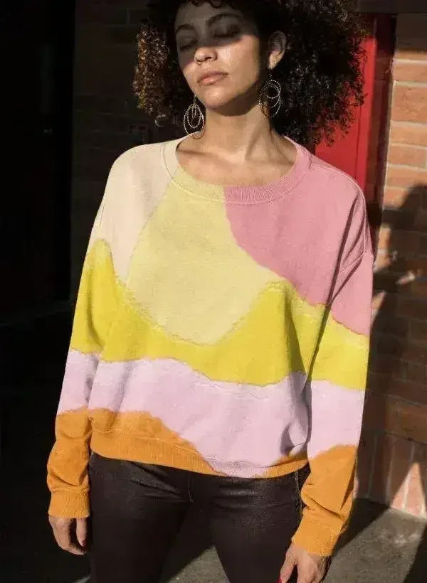 Colors IV Sublimation Sweatshirt - Femstylo