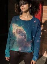 Galaxy Art View Sublimation Sweatshirt - Femstylo