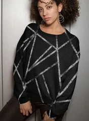 Wide Line Sublimation Sweatshirt - Femstylo