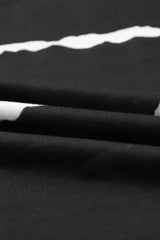 Womens Tie-dye Stripes Black Sweatshirt - Femstylo