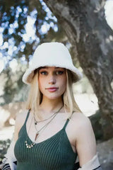 Teddy Suede Combo Reversible Bucket Hat - Femstylo
